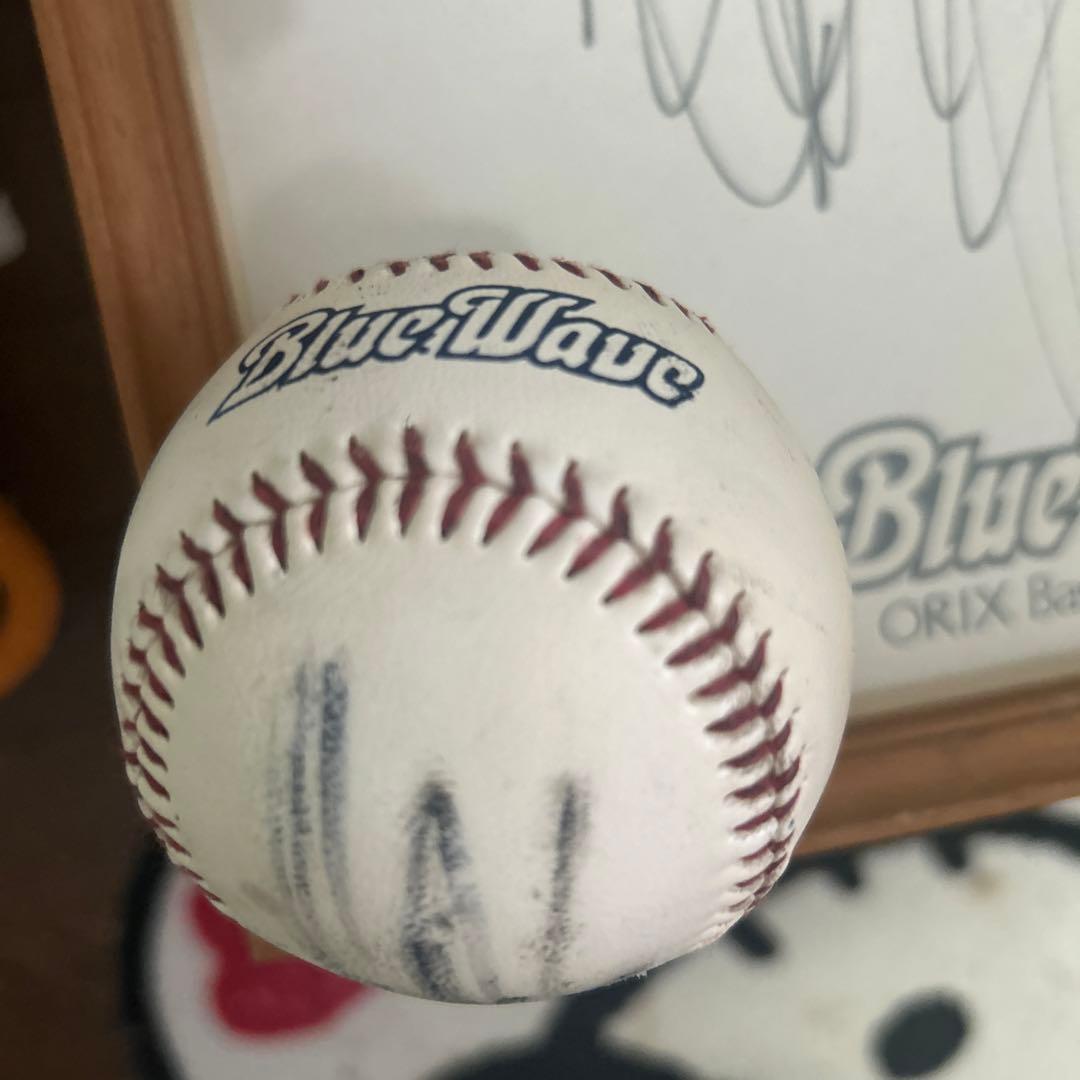 イチロー直筆サインボール2球　直筆サイン色紙セット