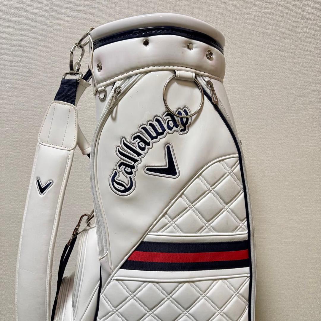 Callaway キャロウェイ キャディバッグ レディース ホワイト 8.5型