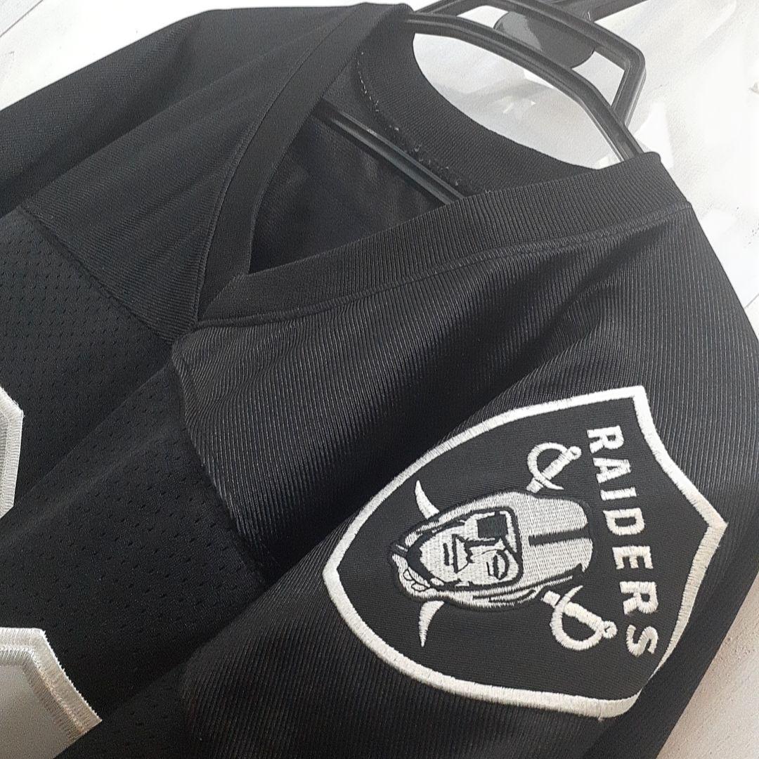 NFL　RAIDERS C. WOODSON 24番シャツ 黒
