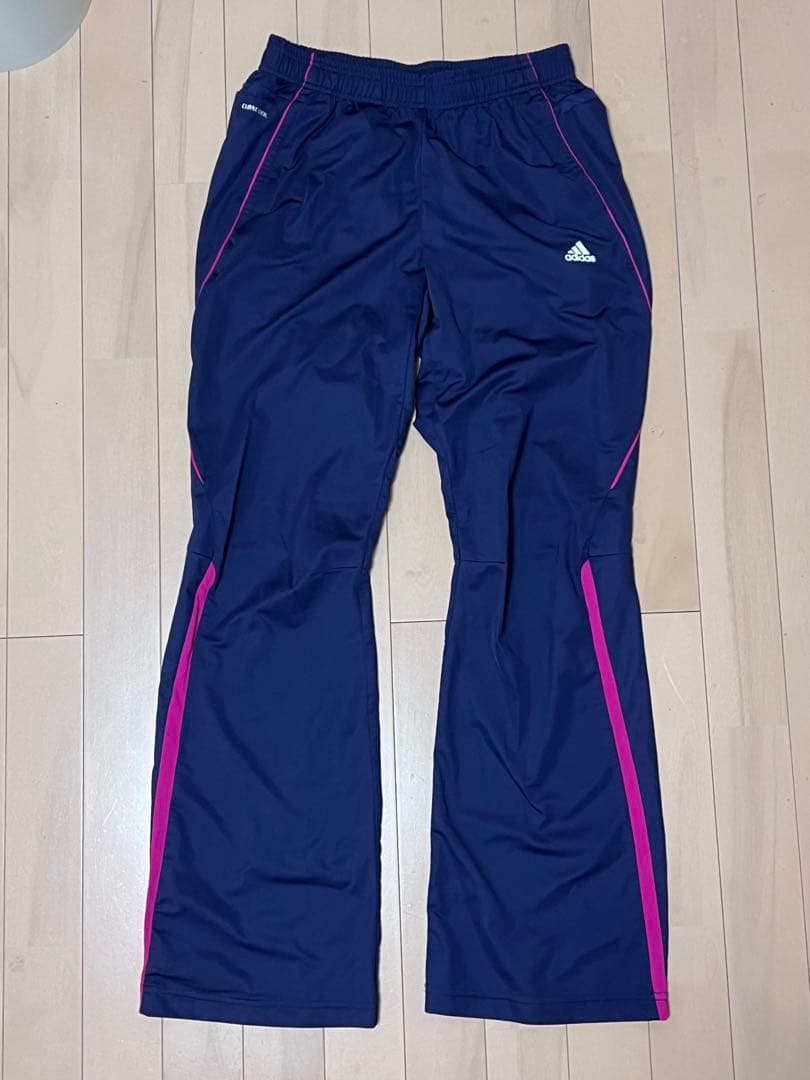 【美品】adidasジャージ上下＋ハーフパンツ セット ネイビー×ピンク M
