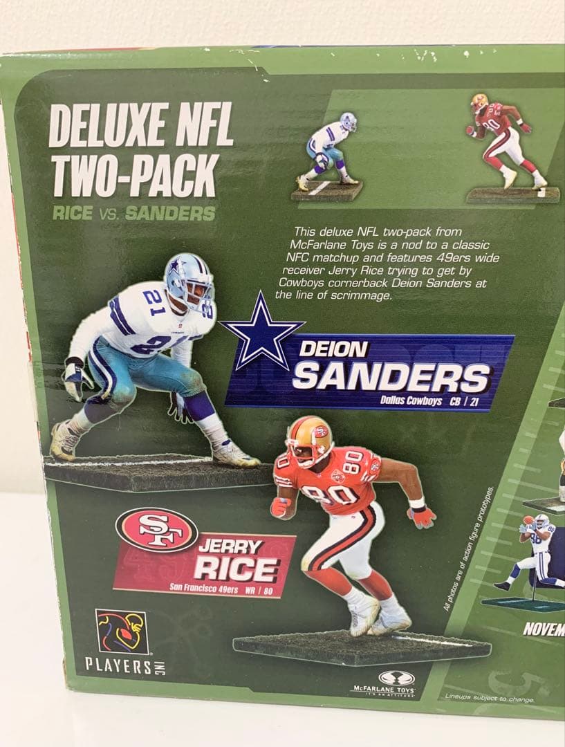 Mcfarlane マクファーレン NFLフィギュア ライス＆サンダース