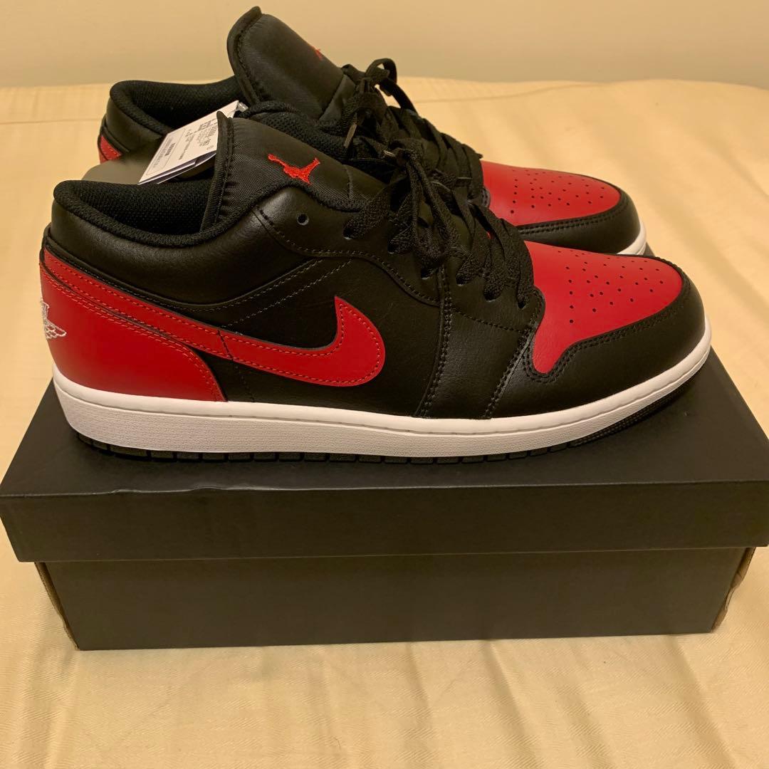 Air Jordan 1 LOW 30センチ　赤黒　新品未使用　タグ付き