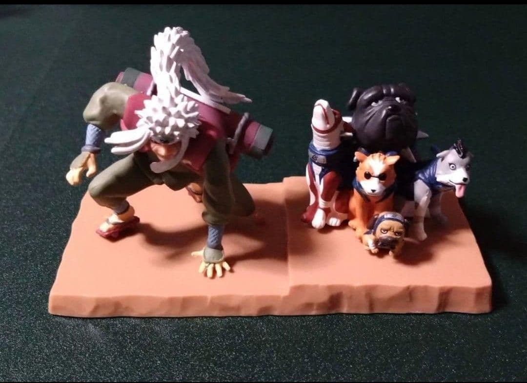 NARUTO　フィギュア 　忍形集　口寄せの術　カカシ　忍犬　四代目　自来也
