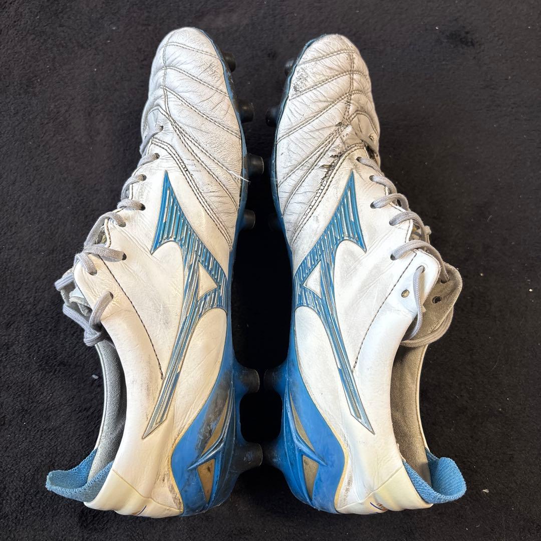 Mizuno Morelia スパイク ホワイト/ブルー