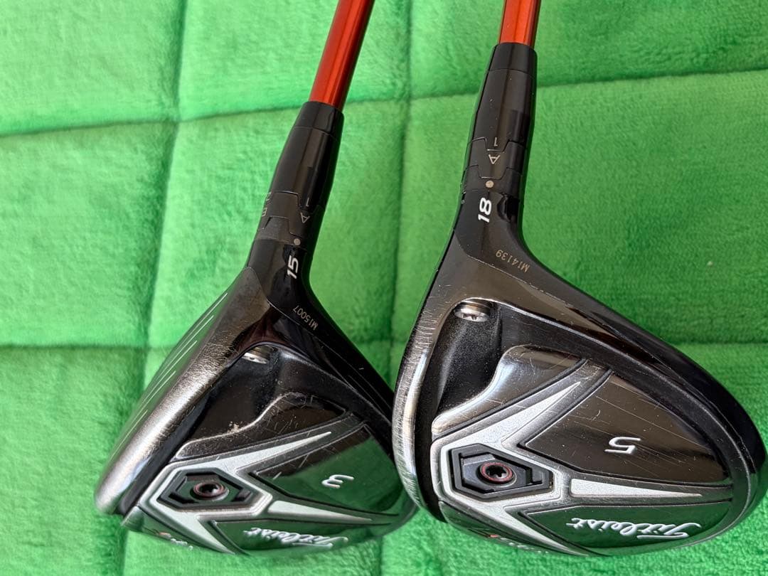 Titleist 915F 3w（15度）、5w（18度）セット
