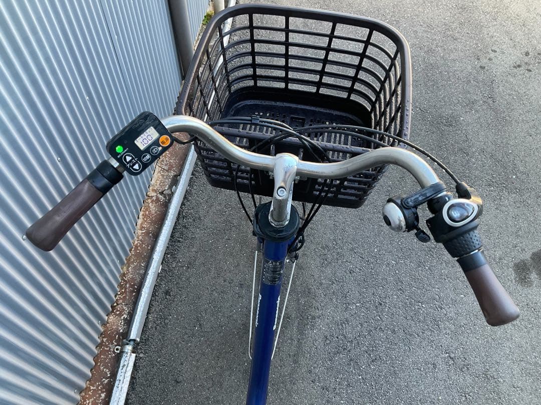 パナソニック新機種電動アシスト自転車viviDX26インチブルーボディー