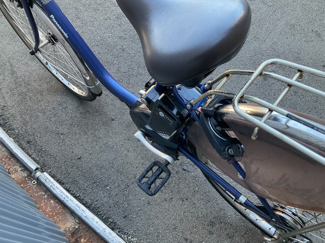 パナソニック新機種電動アシスト自転車viviDX26インチブルーボディー