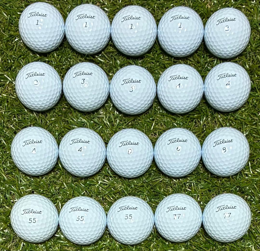 694★Sランク★タイトリスト ProV1 ホワイト 2025年モデル　20球