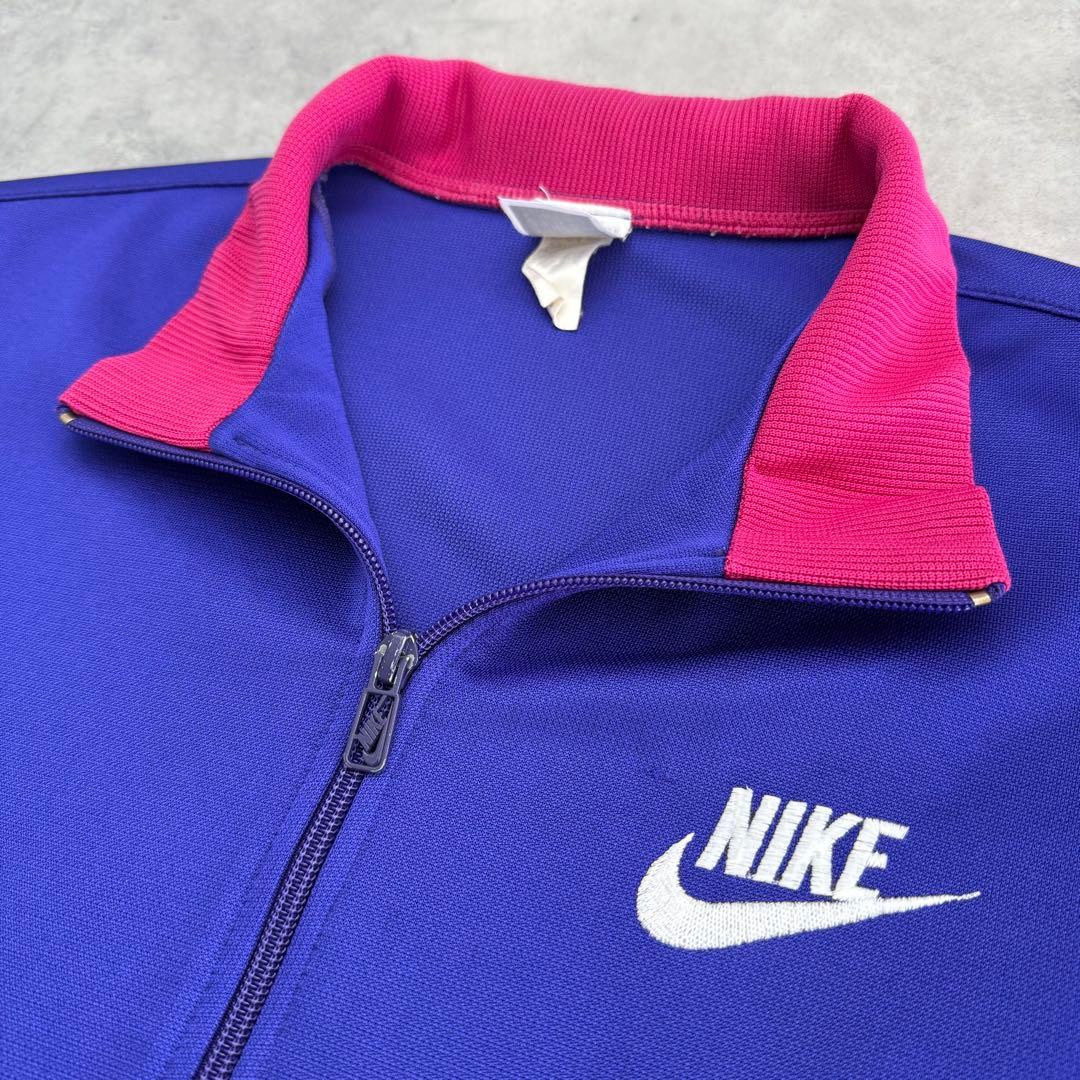 90s ヴィンテージ OLD NIKE ナイキ トラックジャケット パープル L