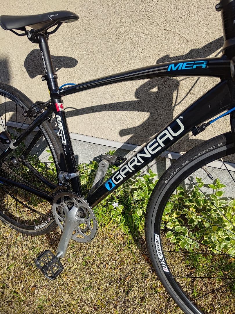 【引取限定】GARNEAU MER ロードバイク ＋LEZYNEライト＋スタンド