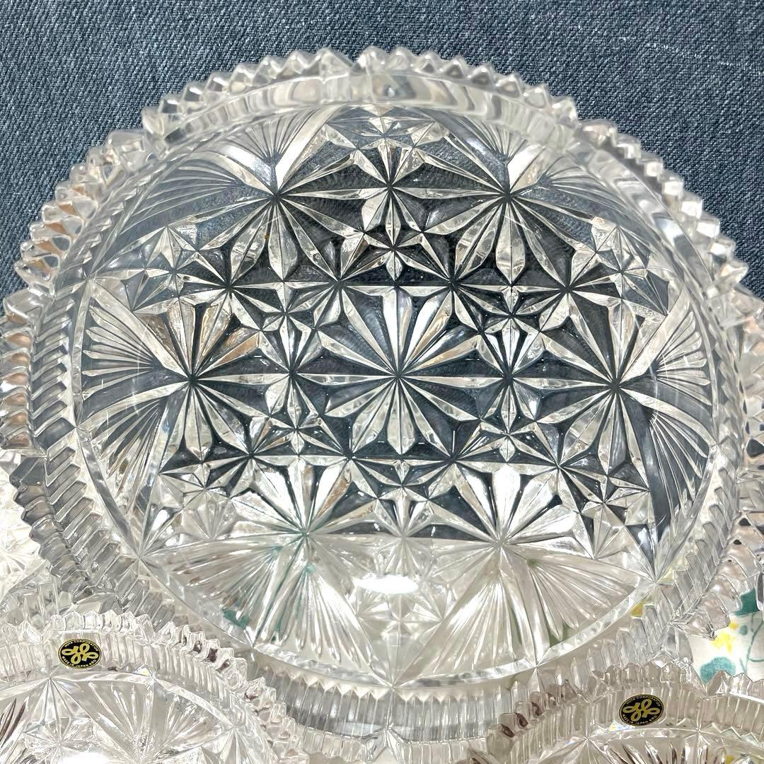 HOYA クリスタルガラス 食器セット鉢　大1 中4 ★5セット　新品未使用☆