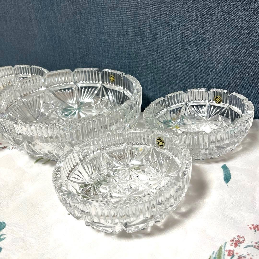 HOYA クリスタルガラス 食器セット鉢　大1 中4 ★5セット　新品未使用☆