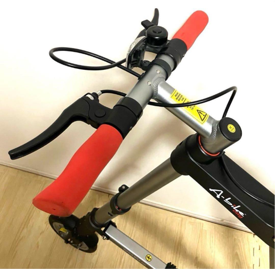 美品 送料無料 A-bike City コンパクト軽量折り畳み自転車