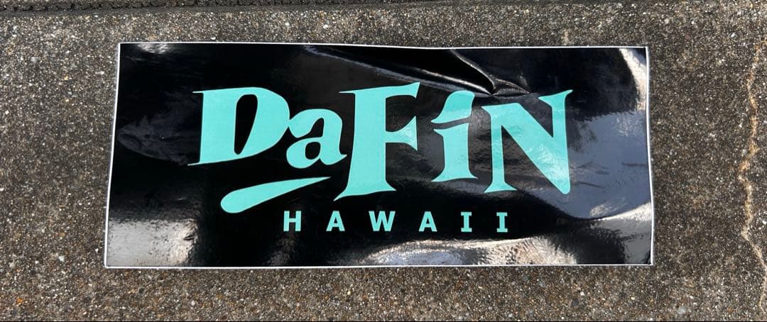 新品　ダフィン　Dafin×VISSLA コラボフィン　ステッカー付