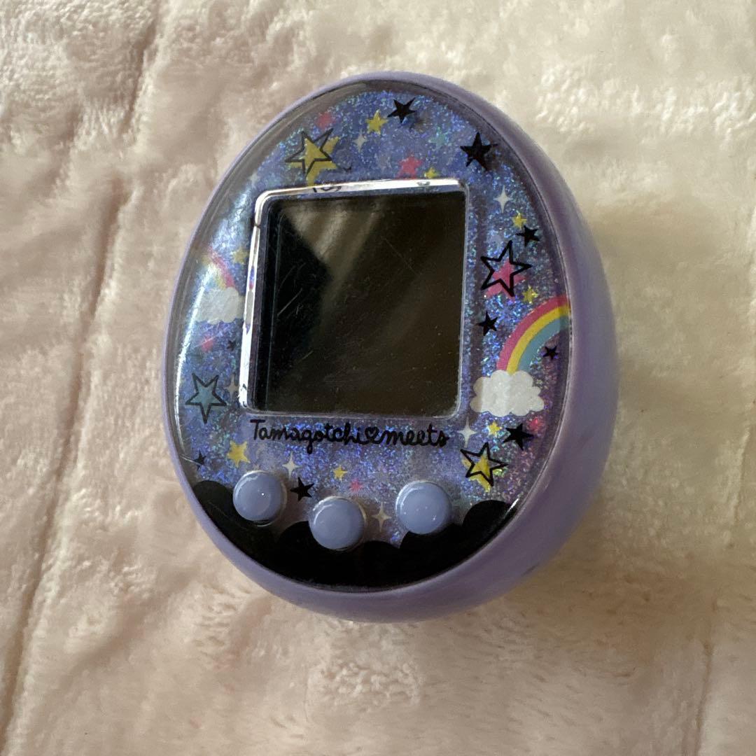人気のたまごっちミーツ パープル（新品電池付き）