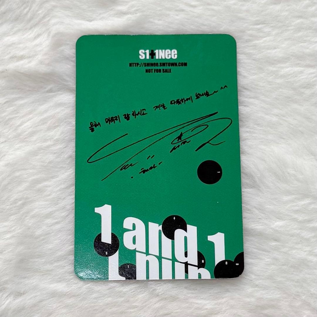 【新品】 SHINee テミン TAEMIN 1and1 トレカ 幼少期 韓国