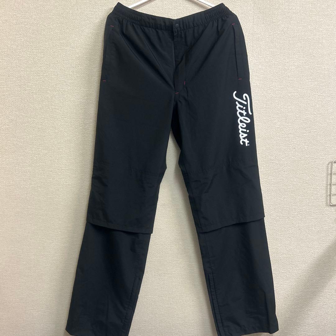 Titleist 2WAYレインウェア Lサイズ 赤　美品