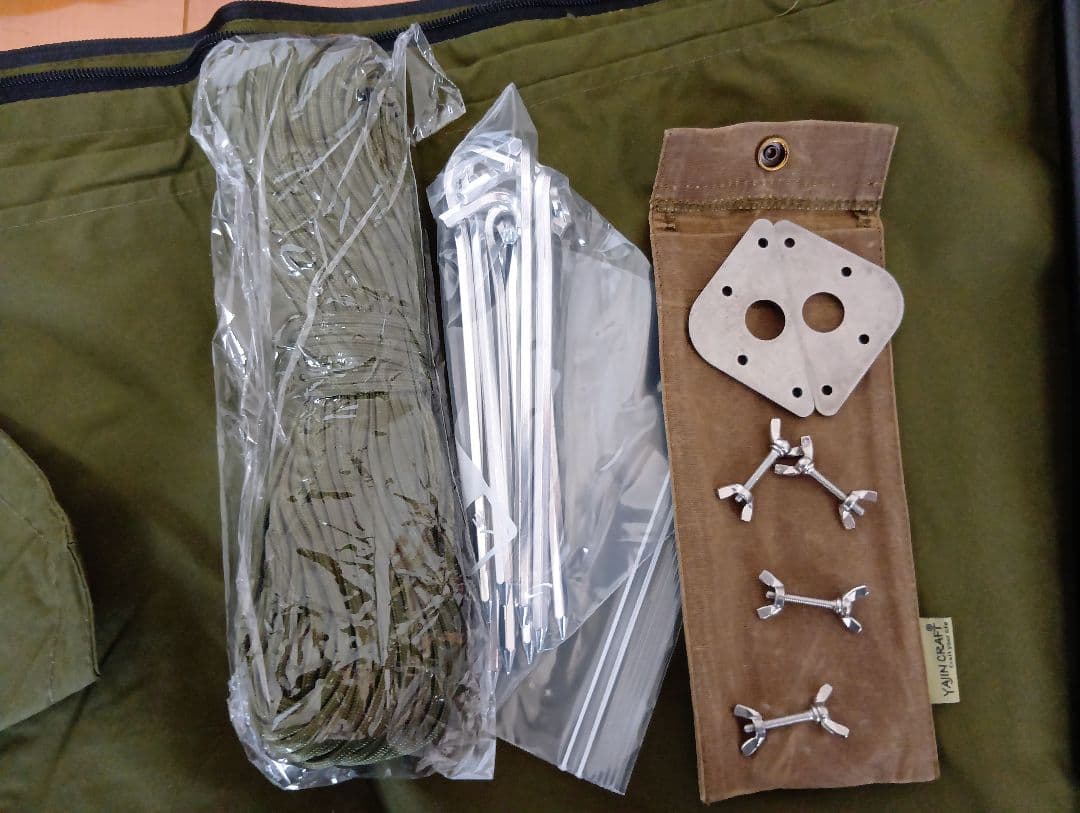 YAJIN CRAFT 軍幕テント ワンポールテント