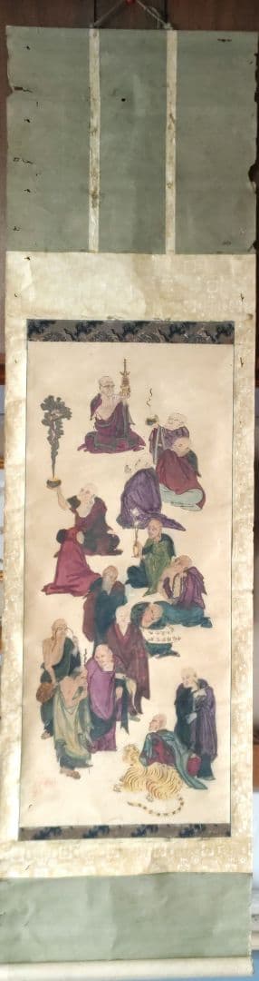 十六羅漢掛軸　Y198