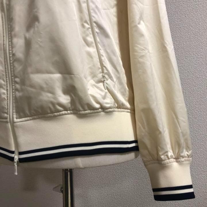 パーリーゲイツ ダブルジップ ジャケット 裏地メッシュ パールホワイトサイズ1