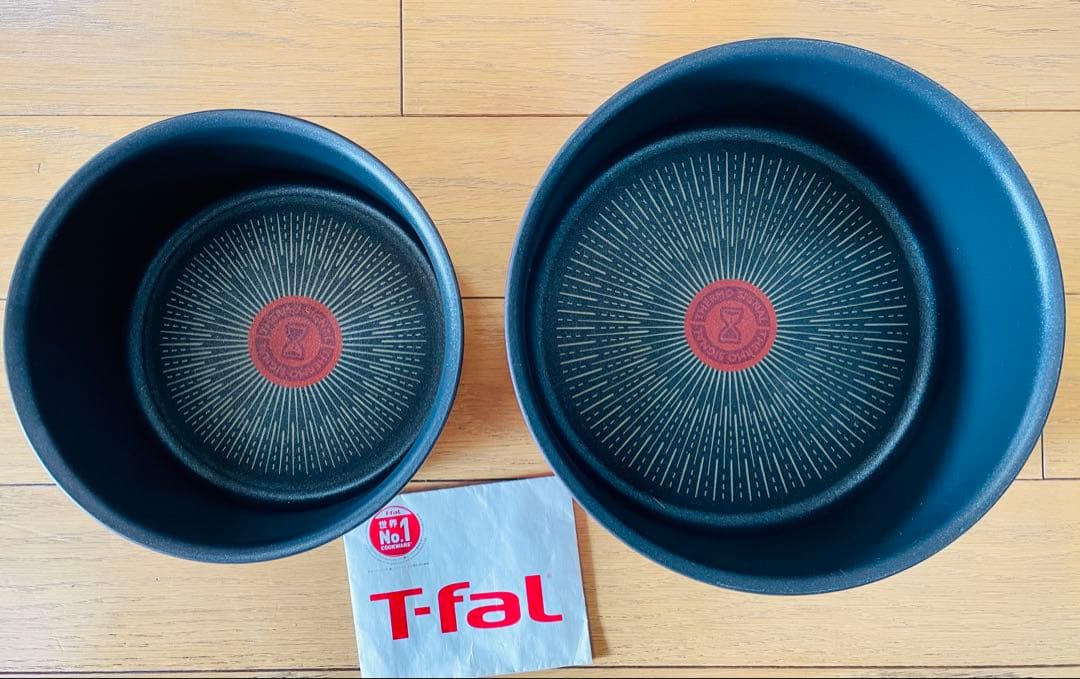 【新品格安出品】ティファール　ソースパン　アンリミテッドIH モーヴレッド2点
