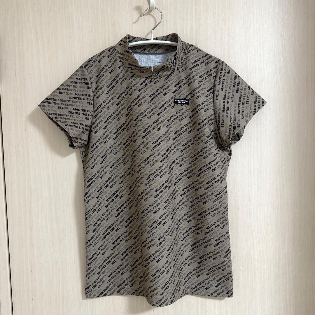 新品 マスターバニーエディション ロゴグラデーション 半袖モックネックシャツ