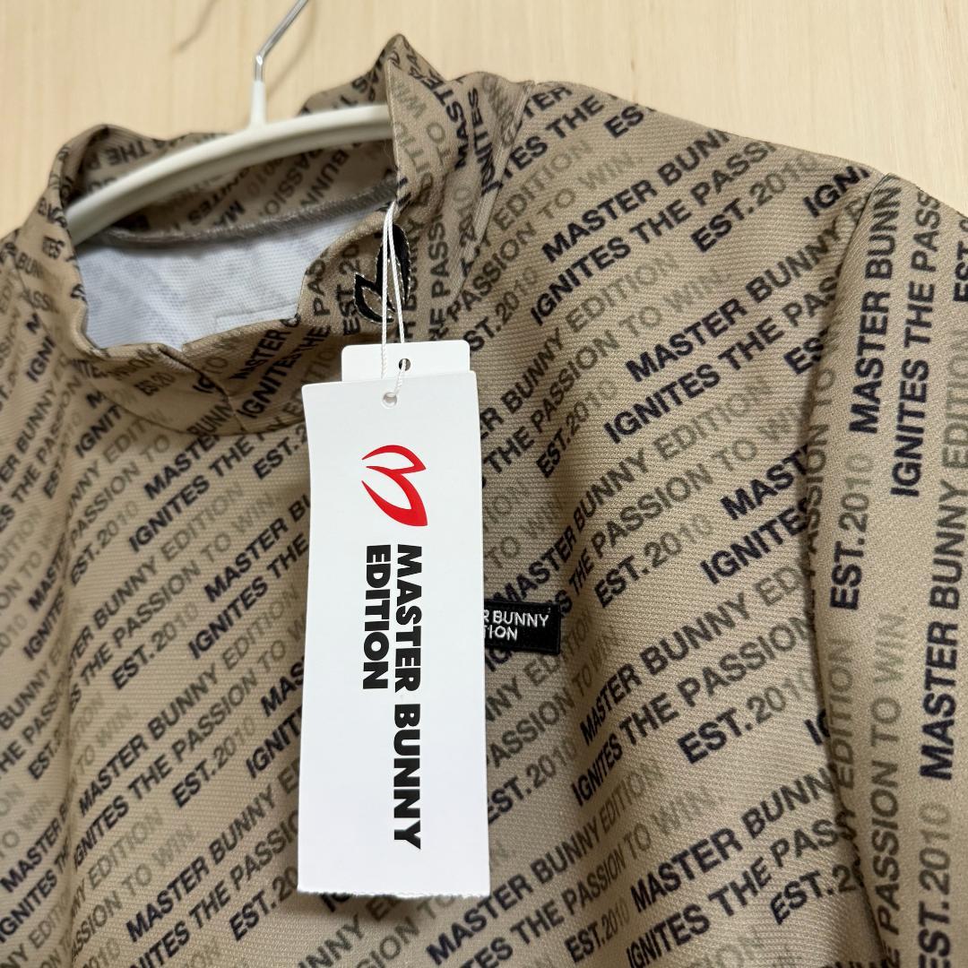 新品 マスターバニーエディション ロゴグラデーション 半袖モックネックシャツ