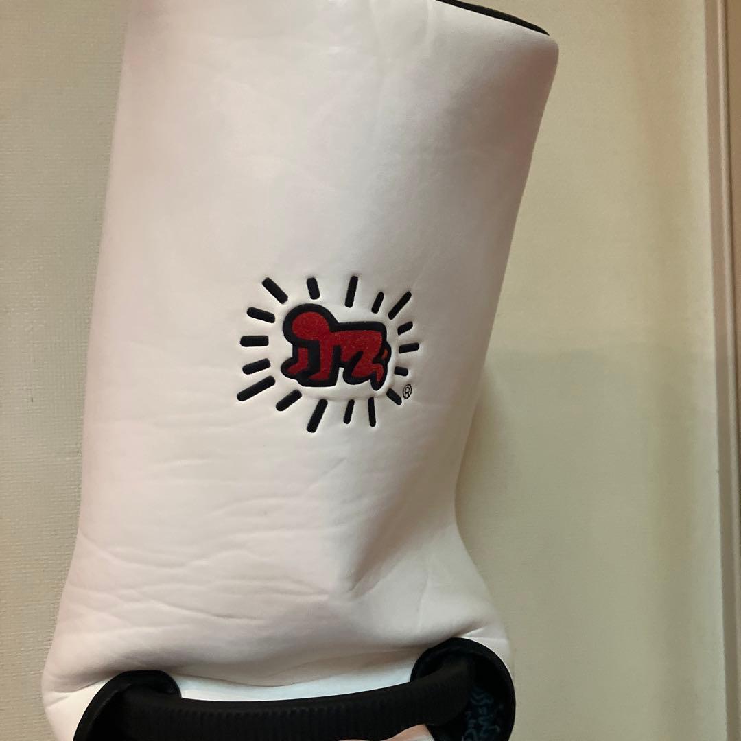 Keith Haring キャディバッグ ホワイト　パターカバーおまけ