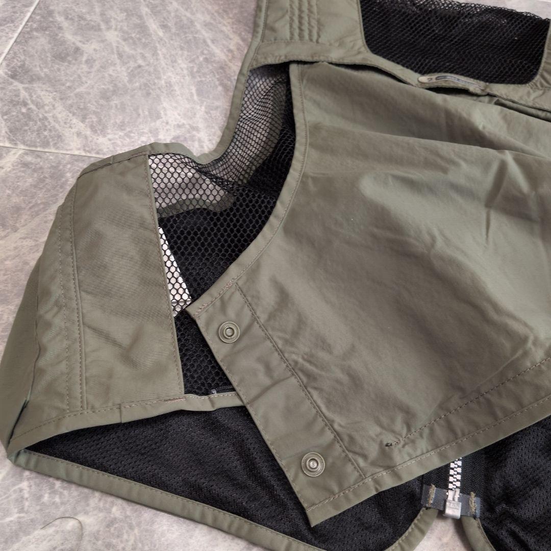 【極美品】シマノ VE-032J フィッシングベスト L 2WAY メッシュ