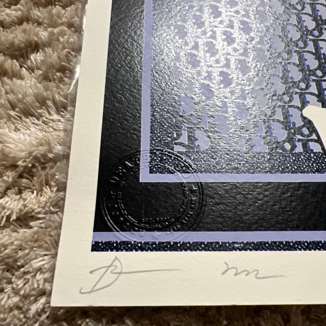 DIOR DEATH NYC版画　証明書付き