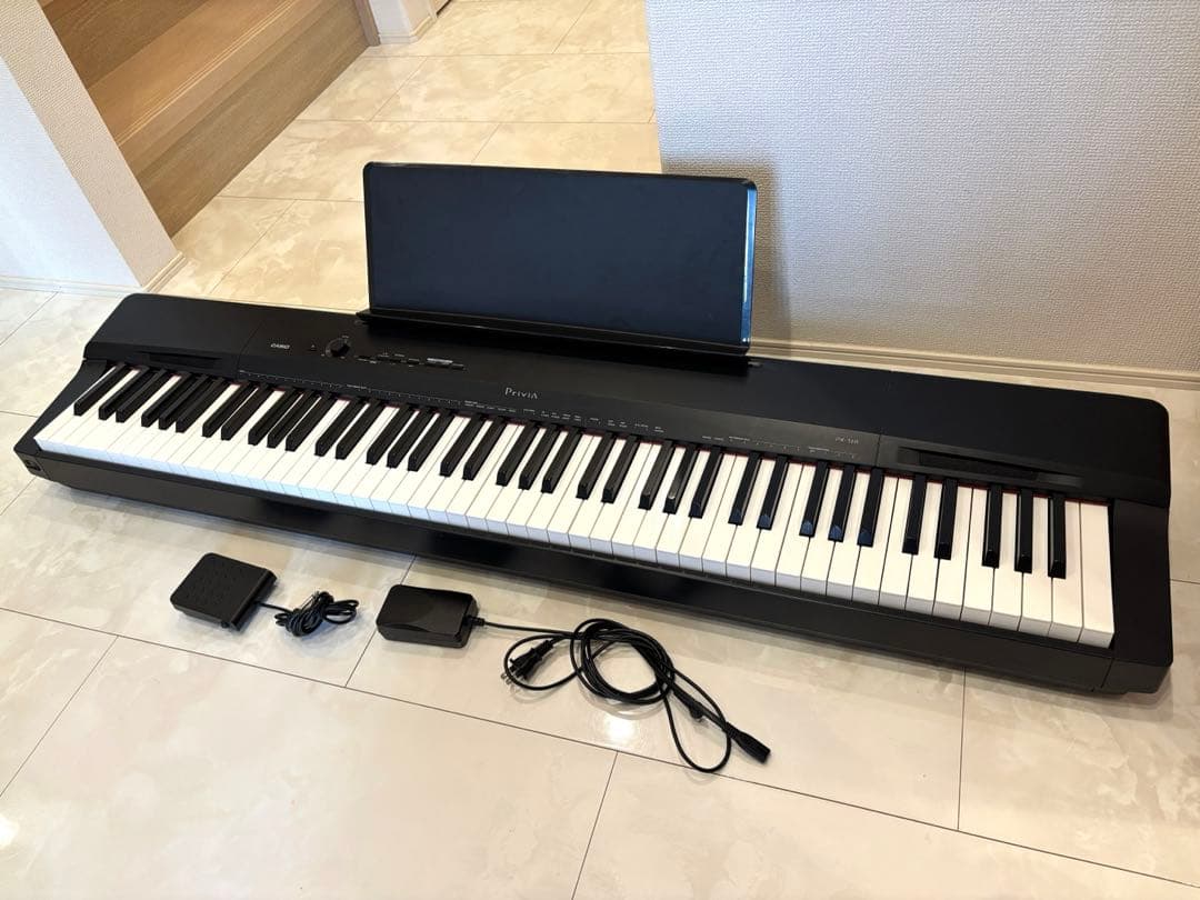 CASIO PX-160 電子ピアノ(本体・譜面台・ペダル)