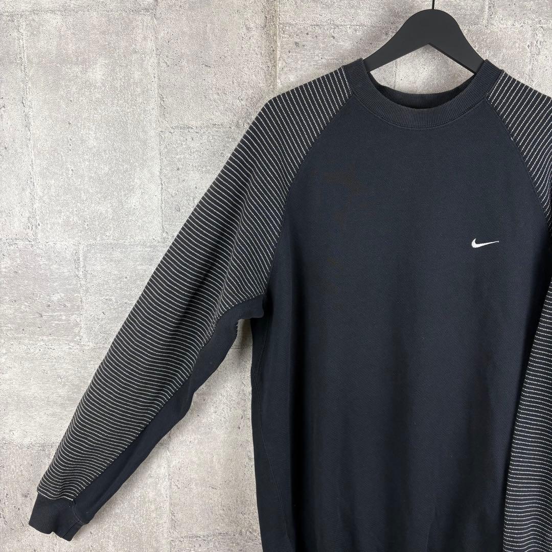 NIKE GOLFラグランスウェット Y2K テック XLサイズ ブラック