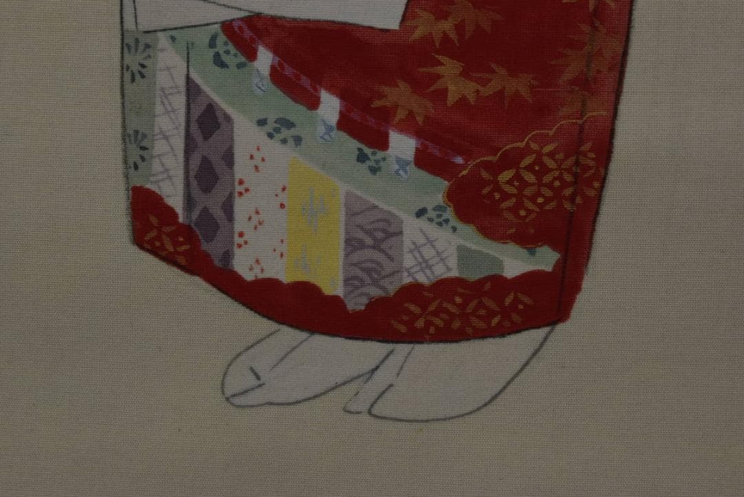 【真作】三宅凰白/能楽/羽衣図/掛軸/名家伝来/Z-987