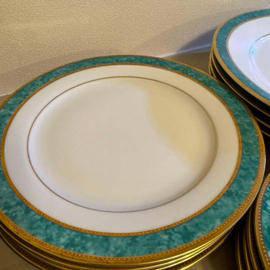 Ashford 食器セット 20点　エメラルドグリーン