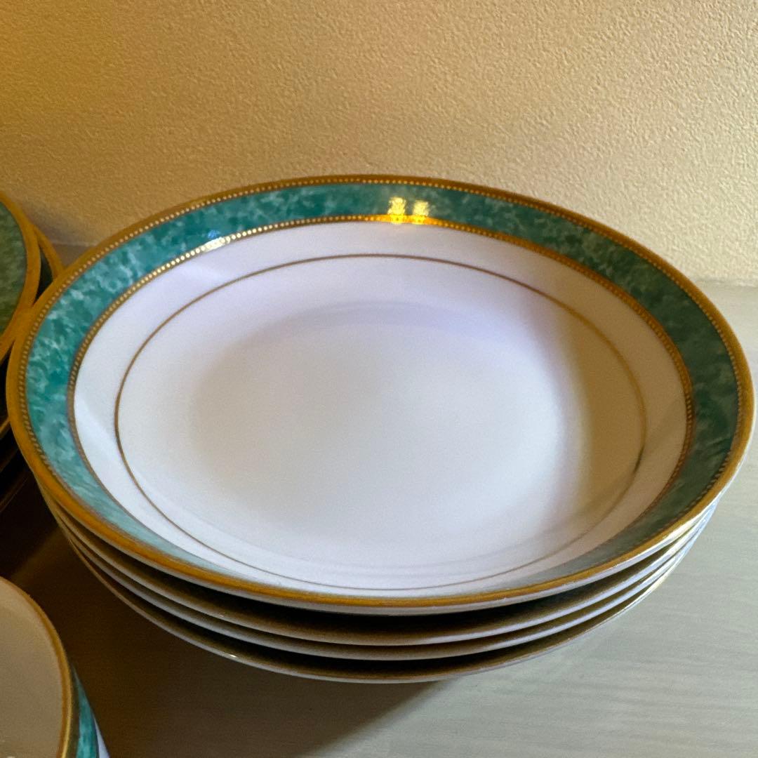 Ashford 食器セット 20点　エメラルドグリーン