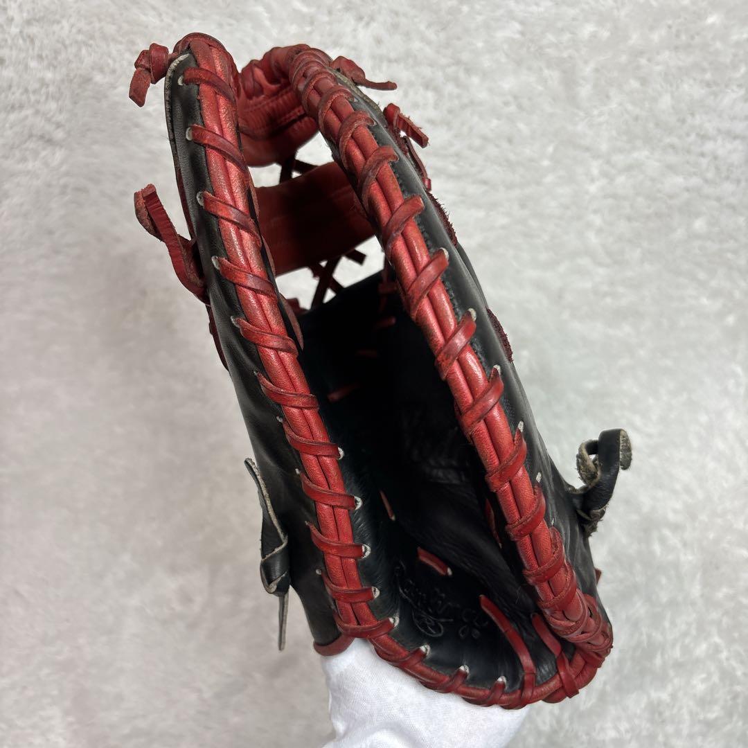 Rawlings 軟式用　ファーストミット　プロモデル　USA グローブ　黒　赤