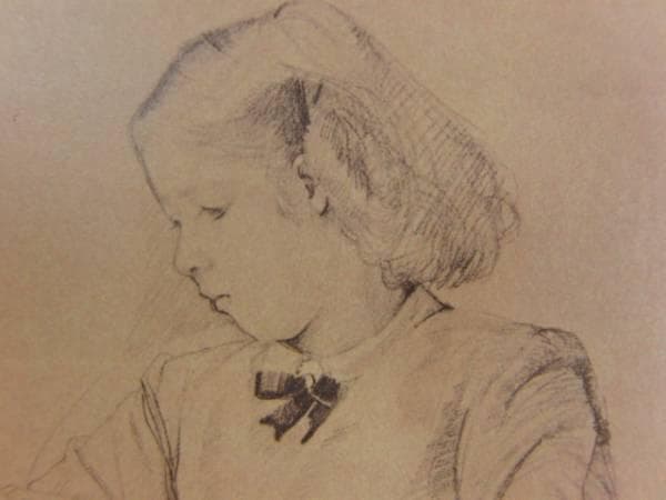 小磯良平、【腰かける少女 】、希少な限定額装用画集画、新品高級額 額装付