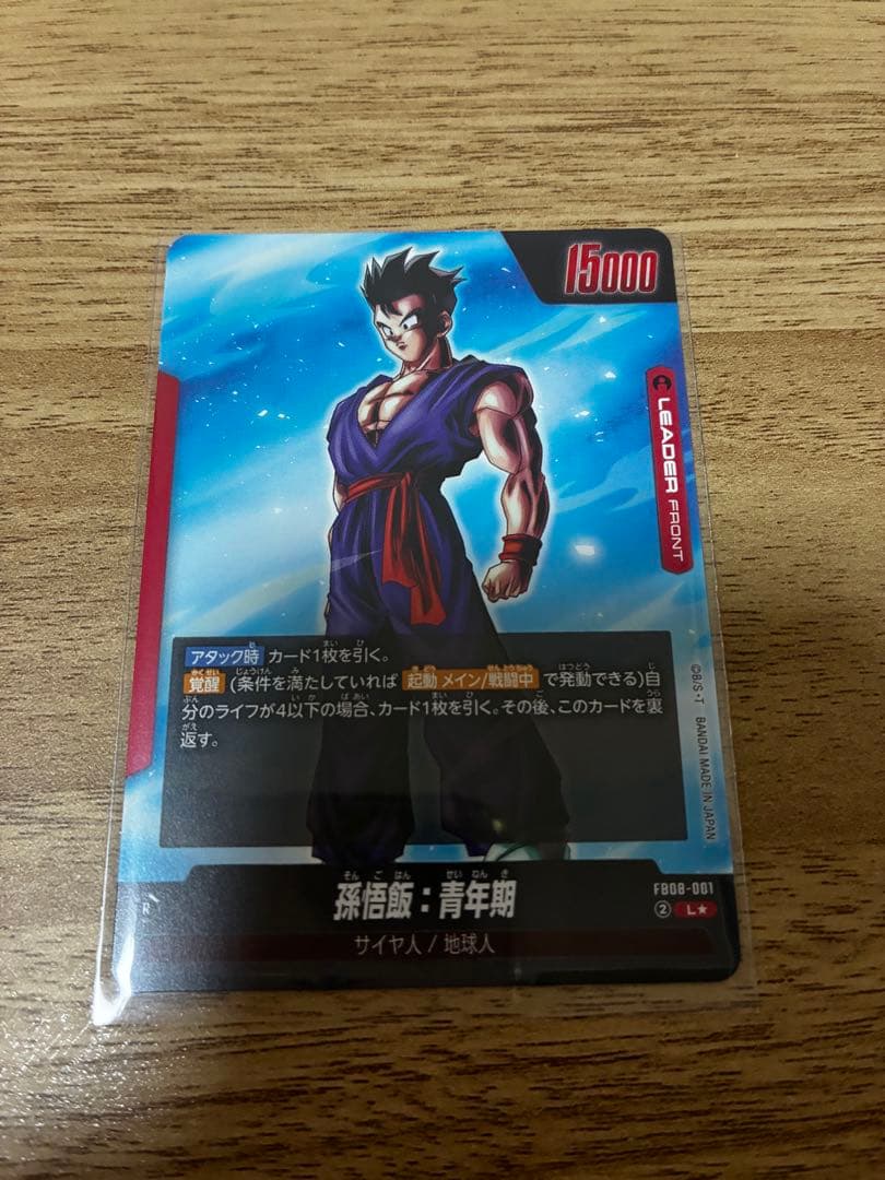 ドラゴンボールカード サイヤ人・超サイヤ人　孫悟飯　青年期