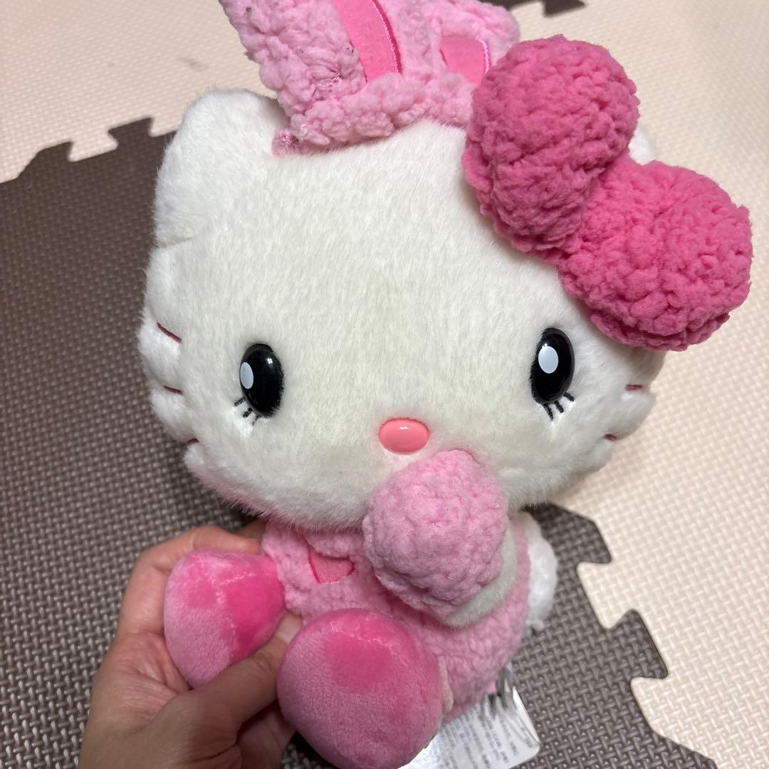 USJハローキティ ぬいぐるみ ウサギの耳付き