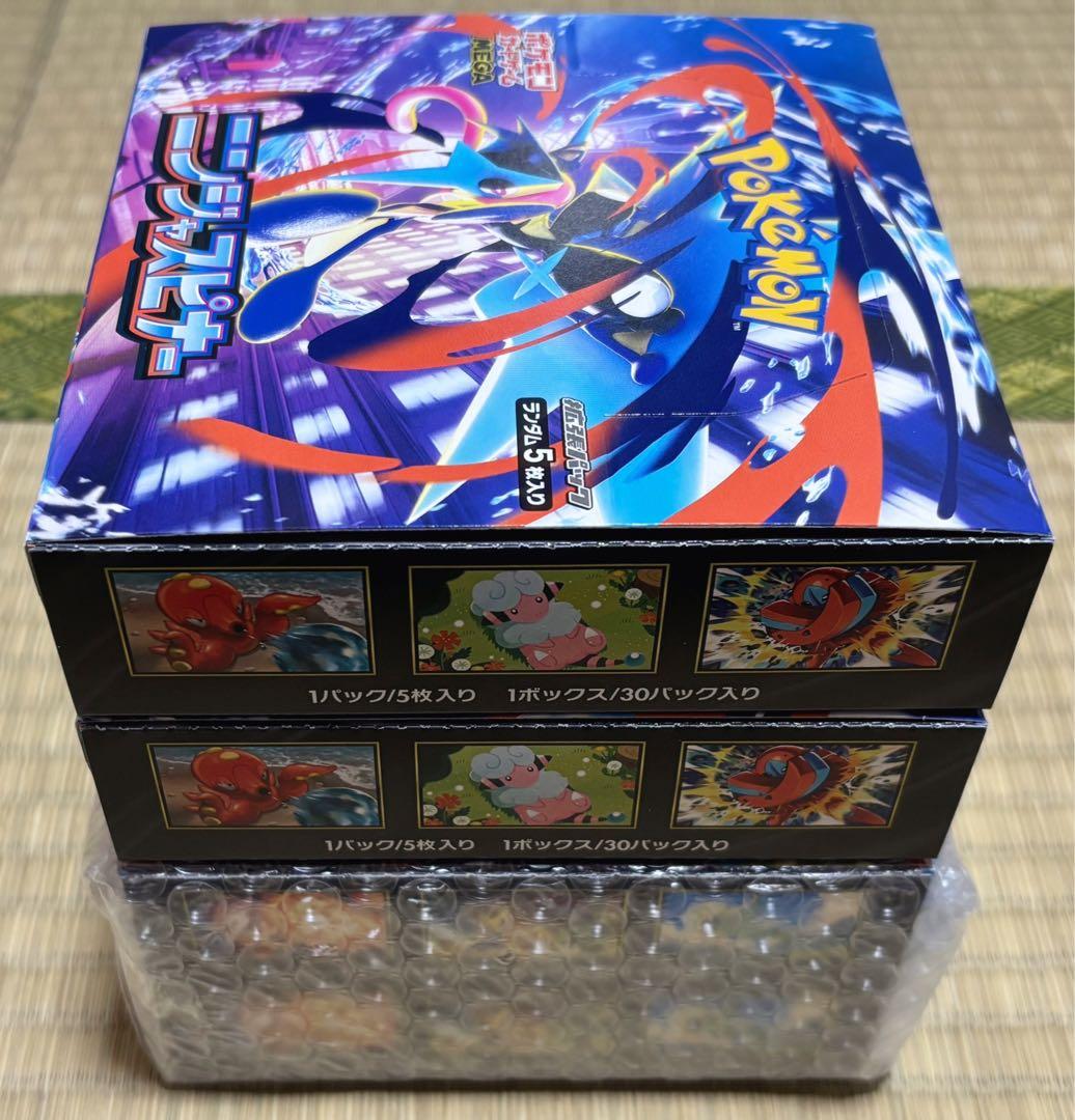ポケモンカードゲーム MEGA メガブレイブ ニンジャスピナー 4boxペリあり