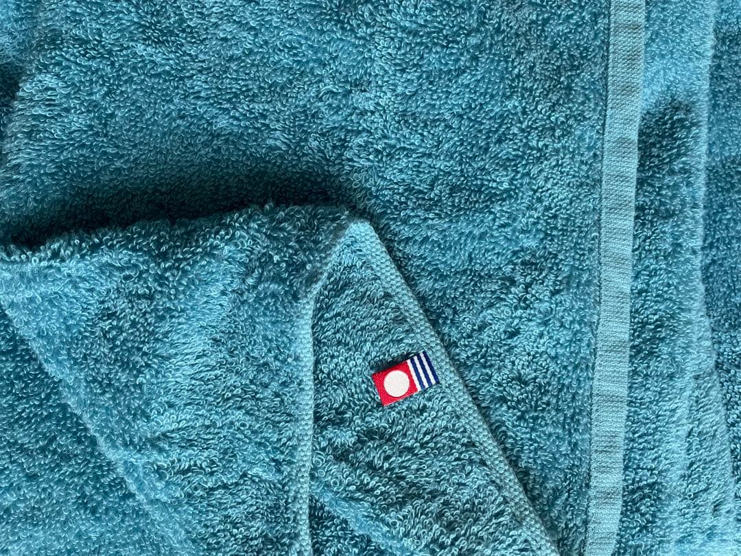 今治睡眠用タオル2 コバルトブルー　青