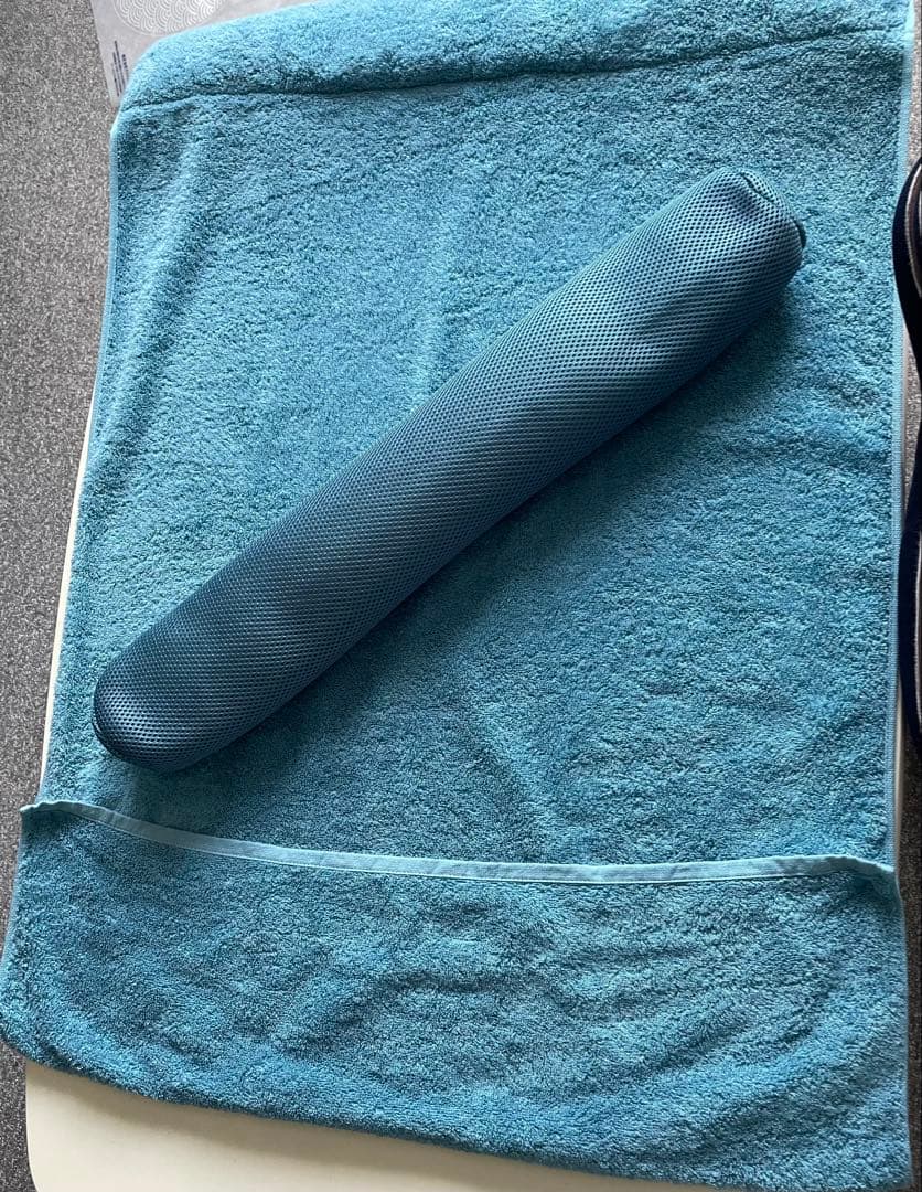 今治睡眠用タオル2 コバルトブルー　青