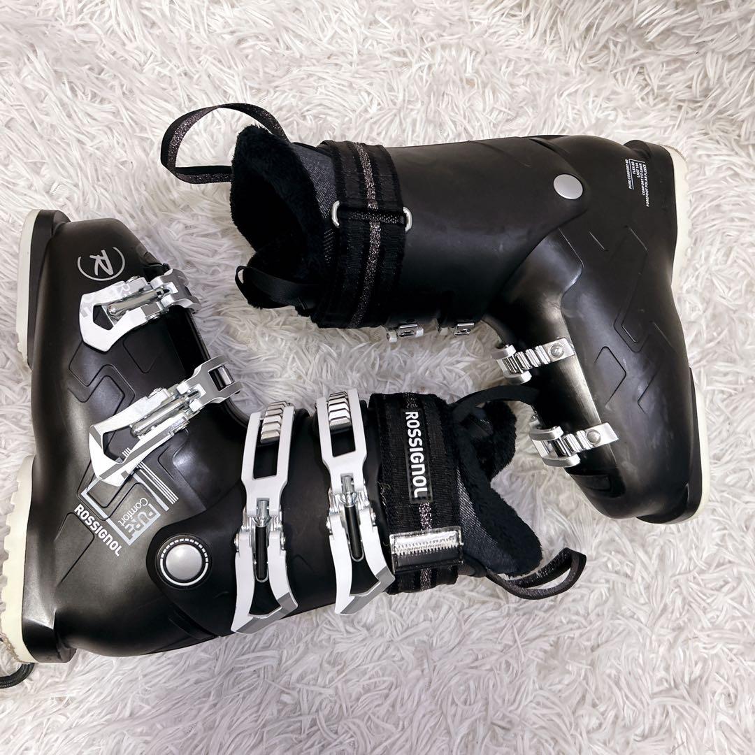 【美品】ROSSIGNOL PURE COMFORT スキーブーツ ブラック