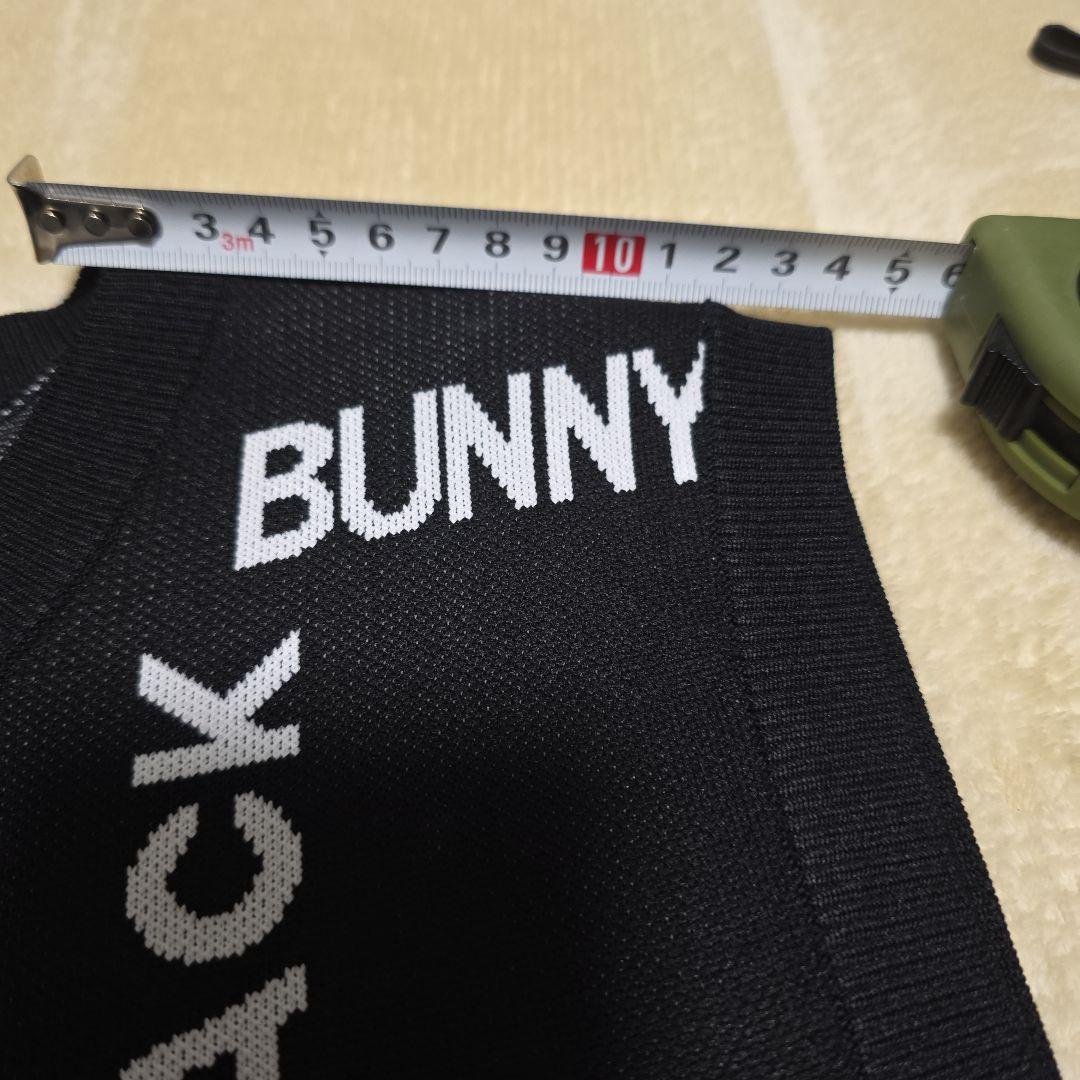 BUNNY JACK ブラック ロゴ入りベスト Mサイズ