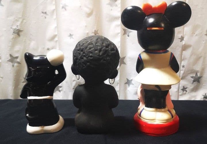 ♥️昭和レトロ ＆レア品♥️ ミニーマウス・黒ん坊人形・のらくろ「3点」