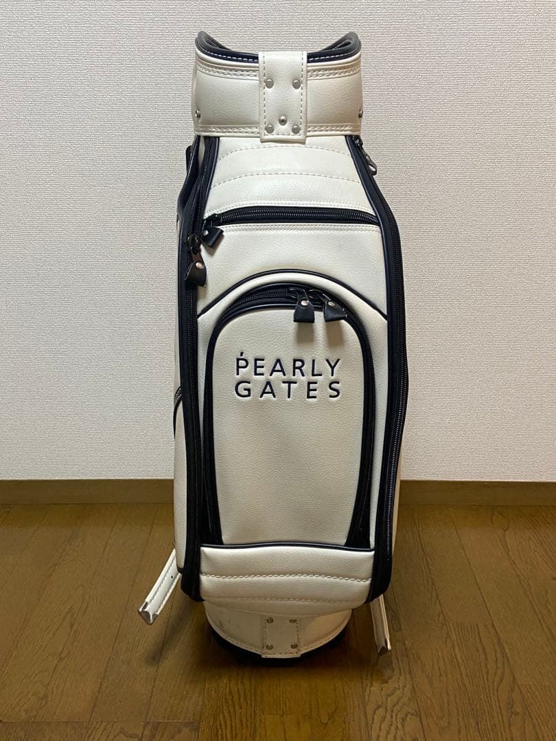 希少 美品 パーリーゲイツ 3点式 キャディバッグ ツアーモデル