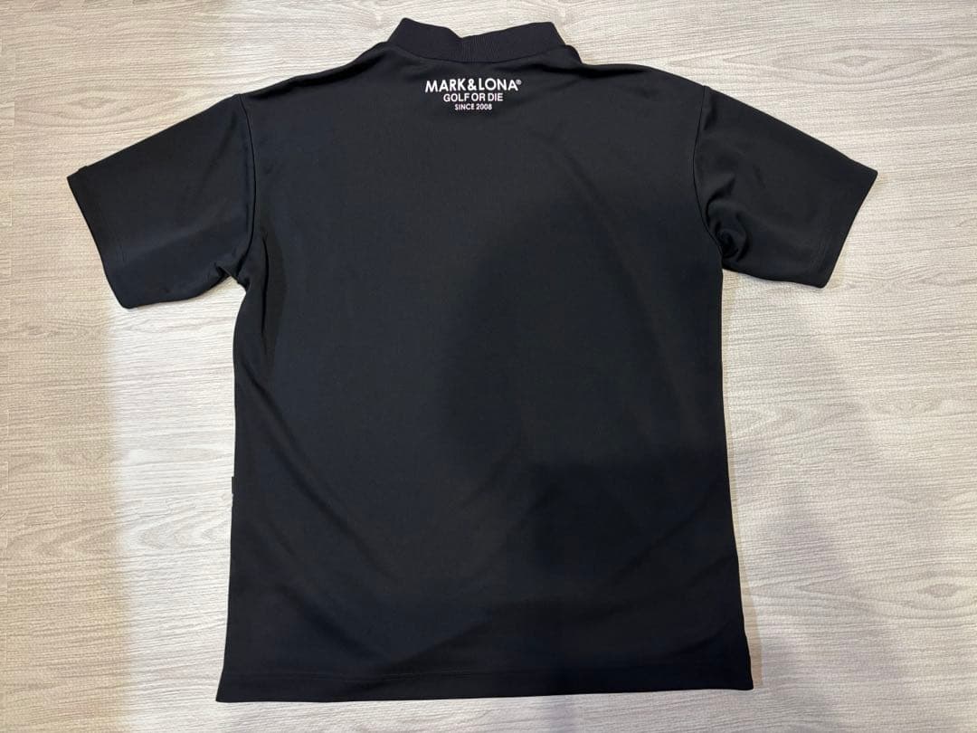 【美品】MARK&LONA マーク＆ロナ メンズシャツ ブラック Tシャツ