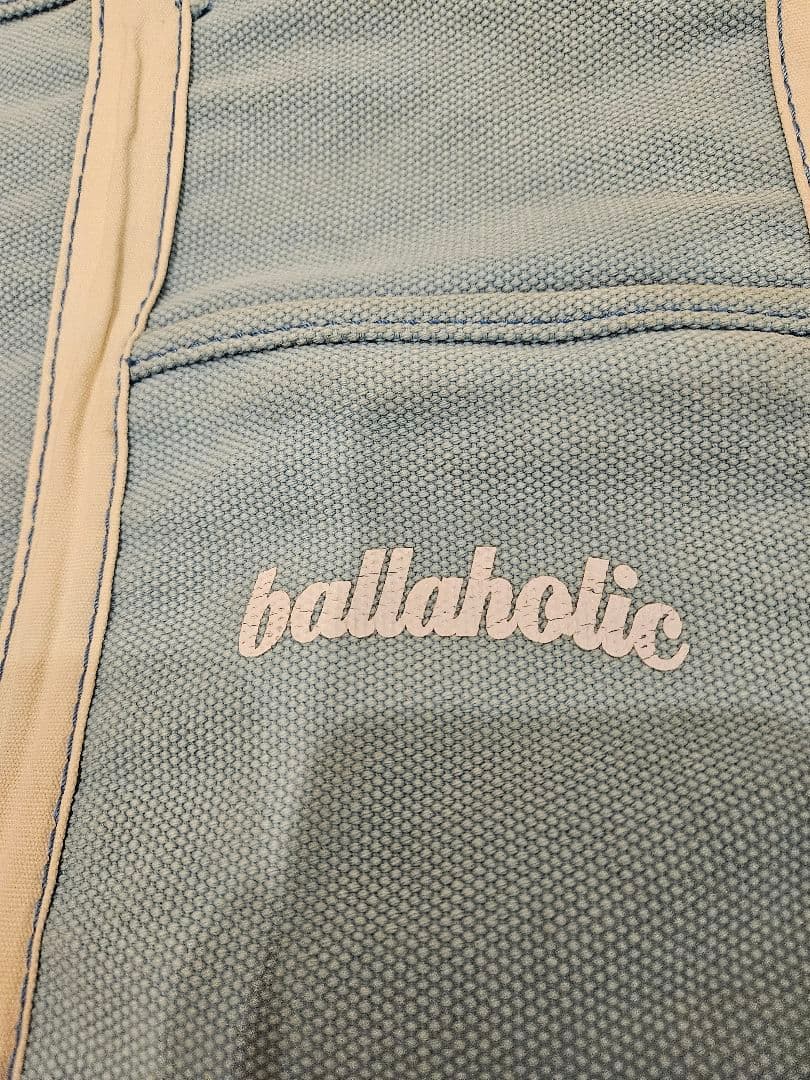 ballaholic 水色 トートバッグ インナーポケット付き　L