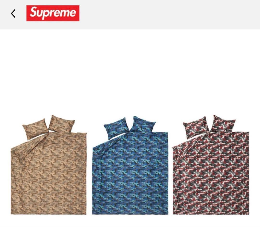 新品シュプリームLOGOTANCAMODUVET布団枕カバーシーツデジタルカモ