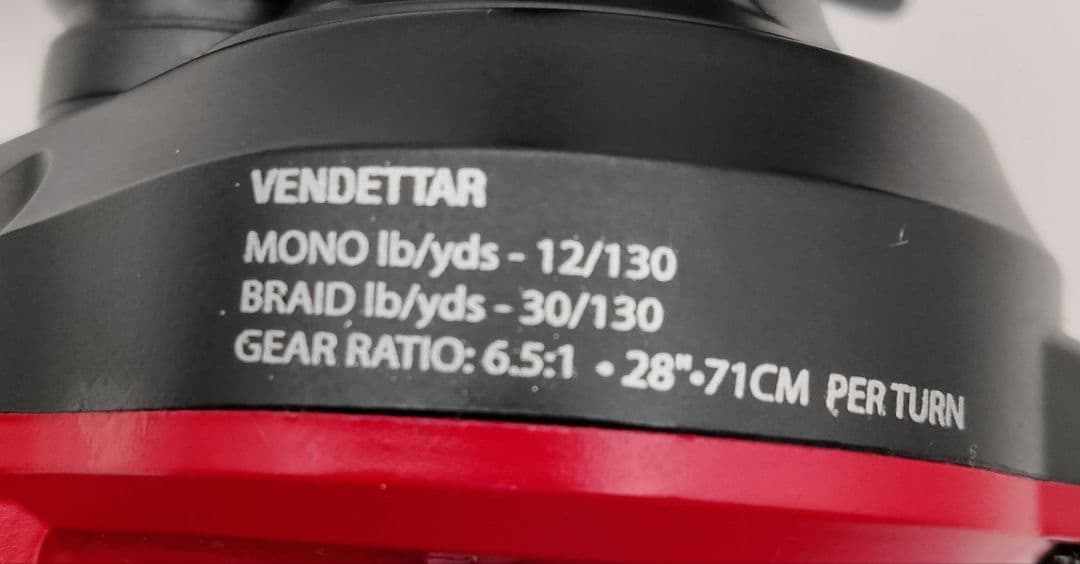 日本未発売　Abu Garcia Vendetta 6.5:1 ベイトリール